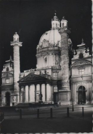 Österreich - Wien - Karlskirche - ca. 1960 Österreich - Wien - Karlskirche - ca. 1960
