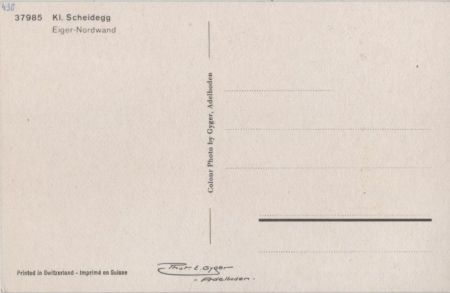 Kleine Scheidegg - Schweiz - Eiger-Nordwand