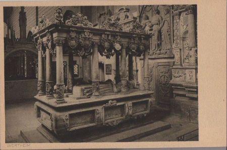 Wertheim - Grabdenkmal - ca. 1940 Wertheim - Grabdenkmal - ca. 1940