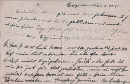 Runde Vase mit Blumenstrauß