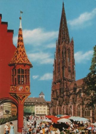 Freiburg - Münsterplatz - 1992 Freiburg - Münsterplatz - 1992