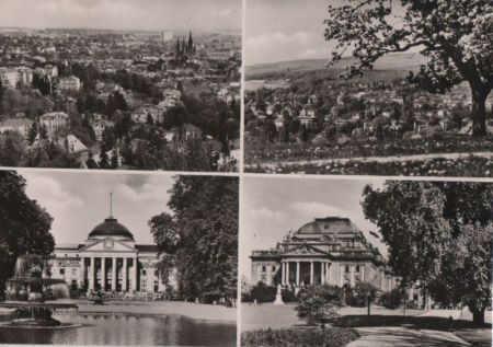 Wiesbaden - 4 Teilbilder - 1967 Wiesbaden - 4 Teilbilder - 1967