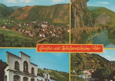 Neuenahr-Ahrweiler - 4 Bilder aus Walporzheim - ca. 1975 Neuenahr-Ahrweiler - 4 Bilder aus Walporzheim - ca. 1975
