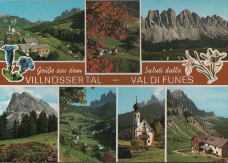 Italien - Villnößtal - 7 Teilbilder - 1973 Italien - Villnößtal - 7 Teilbilder - 1973