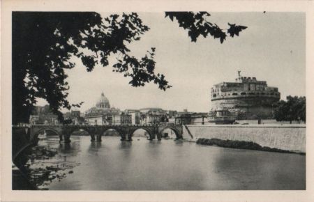 Italien - Rom - Roma - Castello e Ponte S. Angelo - ca. 1950 Italien - Rom - Roma - Castello e Ponte S. Angelo - ca. 1950