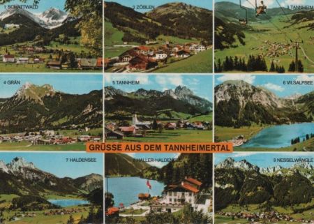 Österreich - Tannheimer Tal - u.a. Haller-Haldensee - ca. 1980 Österreich - Tannheimer Tal - u.a. Haller-Haldensee - ca. 1980