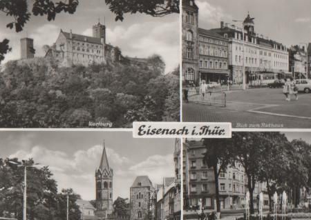 Eisenach u.a. Bahnhofstraße - ca. 1975 Eisenach u.a. Bahnhofstraße - ca. 1975