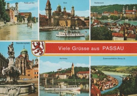 Passau - u.a. Stadtansicht - ca. 1980 Passau - u.a. Stadtansicht - ca. 1980