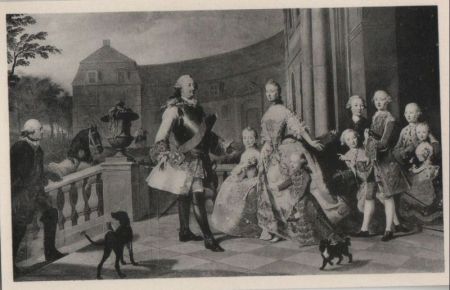 Bad Arolsen - Residenzschloß, Fürst Carl und Familie - ca. 1960 Bad Arolsen - Residenzschloß, Fürst Carl und Familie - ca. 1960