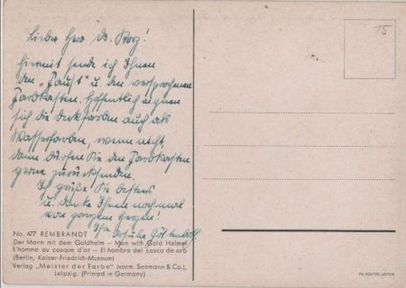Rembrandt Mann mit Goldhelm