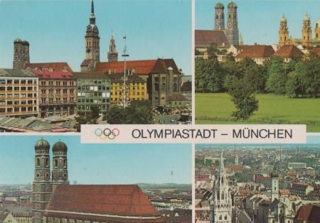 Olympiastadt München u.a. Frauenkirche - ca. 1975 Olympiastadt München u.a. Frauenkirche - ca. 1975