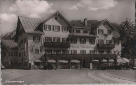Oberammergau - Hotel Wittelsbach - ca. 1950 Oberammergau - Hotel Wittelsbach - ca. 1950