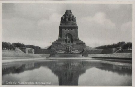 Leipzig - Völkerschlachtdenkmal - ca. 1950 Leipzig - Völkerschlachtdenkmal - ca. 1950