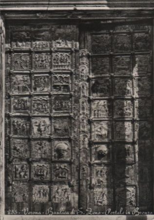 Italien - Verona - Basilica di S. Zeno, Portale in Bronzo - ca. 1960 Italien - Verona - Basilica di S. Zeno, Portale in Bronzo - ca. 1960