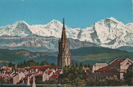 Schweiz - Bern - Münster und Alpen - 1961