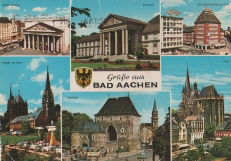 Aachen - u.a. Friedrich-Wilhelm-Platz - 1965 Aachen - u.a. Friedrich-Wilhelm-Platz - 1965