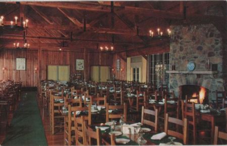 USA - Skyline Drive - Dining Room at Big Meadows Lodge - 1964 USA - Skyline Drive - Dining Room at Big Meadows Lodge - 1964