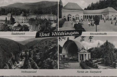 Bad Wildungen - u.a. Badehotel - 1959 Bad Wildungen - u.a. Badehotel - 1959