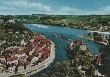 Passau - Blick von Veste Oberhaus - ca. 1975 Passau - Blick von Veste Oberhaus - ca. 1975