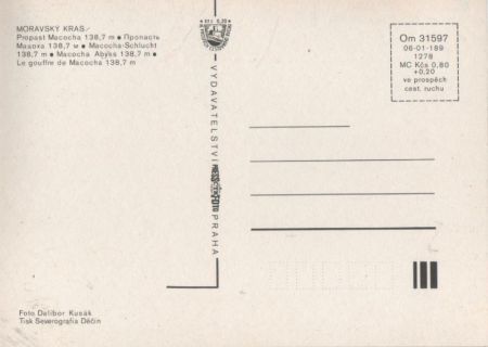 Moravcks kras - Mährischer Karst - Tschechien - Macocha-Schlucht