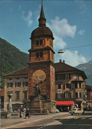 Schweiz - Altdorf - Wilhelm-Tell-Denkmal - ca. 1975 Schweiz - Altdorf - Wilhelm-Tell-Denkmal - ca. 1975