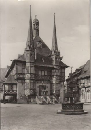 Wernigerode - Rathaus - ca. 1980 Wernigerode - Rathaus - ca. 1980