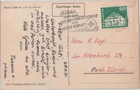 Stoos (OT von Morschach) - Schweiz - und die Mythen Stoos (OT von Morschach) - Schweiz - und die Mythen