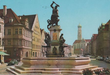 Augsburg - Maximilianstraße - 1970 Augsburg - Maximilianstraße - 1970