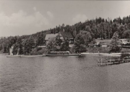 Kriebstein - Bootsstation mit HO-Gaststätte - 1965 Kriebstein - Bootsstation mit HO-Gaststätte - 1965