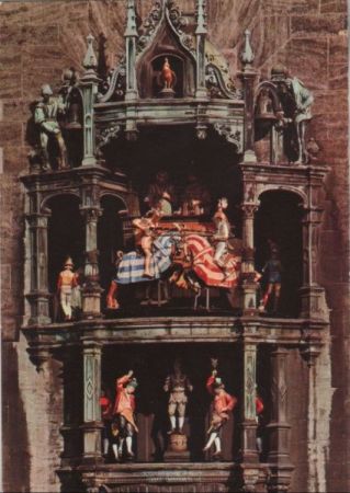 München - Glockenspiel am Rathaus - ca. 1980 München - Glockenspiel am Rathaus - ca. 1980