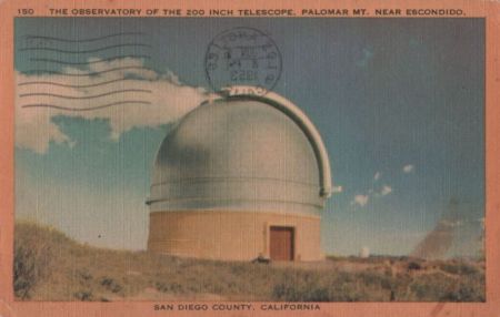 USA - San Diego - County - Observatory - 1953 USA - San Diego - County - Observatory - 1953