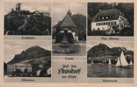 Bad Honnef-Rhöndorf - u.a. Mütterheim - ca. 1955 Bad Honnef-Rhöndorf - u.a. Mütterheim - ca. 1955
