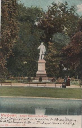 Wiesbaden - Kaiser-Wilhelm-Denkmal - ca. 1925 Wiesbaden - Kaiser-Wilhelm-Denkmal - ca. 1925