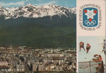 Frankreich - Grenoble - Vue generale - 1968 Frankreich - Grenoble - Vue generale - 1968