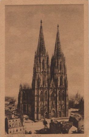 Köln - Dom, West - ca. 1940 Köln - Dom, West - ca. 1940