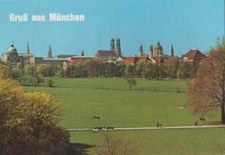 München - Stadtsilhouette - ca. 1985 München - Stadtsilhouette - ca. 1985
