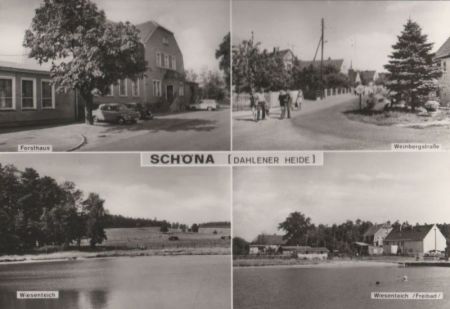 Cavertitz-Schöna - u.a. Wiesenteich, Freibad - 1984 Cavertitz-Schöna - u.a. Wiesenteich, Freibad - 1984