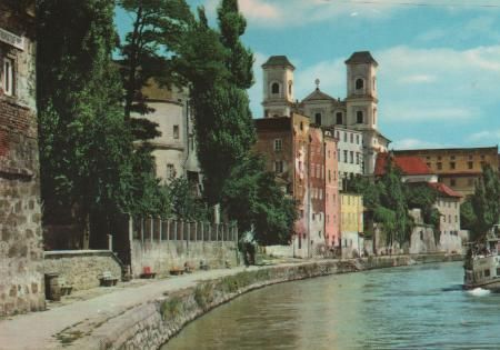 Passau - Partie am Inn - ca. 1975 Passau - Partie am Inn - ca. 1975