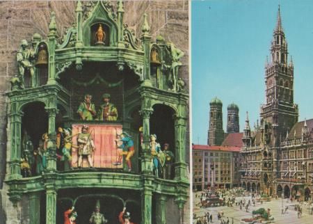 München - Rathaus und Glockenspiel - ca. 1975 München - Rathaus und Glockenspiel - ca. 1975