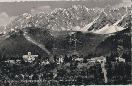 Österreich - Innsbruck - mit Hungerburgbahn - ca. 1960 Österreich - Innsbruck - mit Hungerburgbahn - ca. 1960