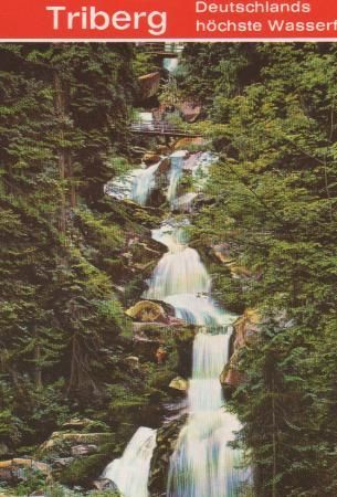 Triberg Schwarzwald - Wasserfälle - ca. 1975 Triberg Schwarzwald - Wasserfälle - ca. 1975