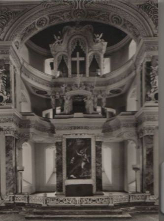 Eisenberg - Schloßkirche, Chor mit Kanzelaltar - 1972 Eisenberg - Schloßkirche, Chor mit Kanzelaltar - 1972