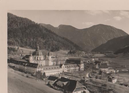Kloster Ettal vom Vogelherd - ca. 1965 Kloster Ettal vom Vogelherd - ca. 1965