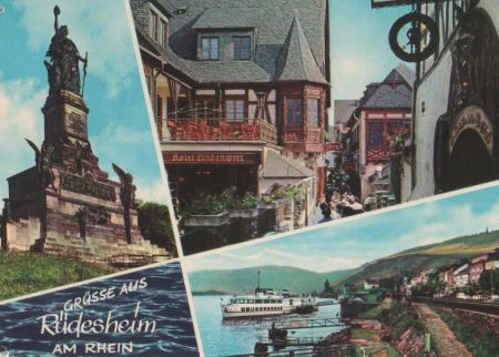 Rüdesheim am Rhein - u.a. Drosselgasse - 1969 Rüdesheim am Rhein - u.a. Drosselgasse - 1969