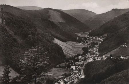 Herzberg-Sieber - Blick vom Lilienberg - 1960 Herzberg-Sieber - Blick vom Lilienberg - 1960