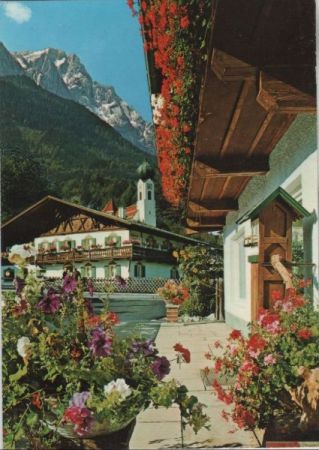 Grainau - gegen Zugspitze - ca. 1980 Grainau - gegen Zugspitze - ca. 1980