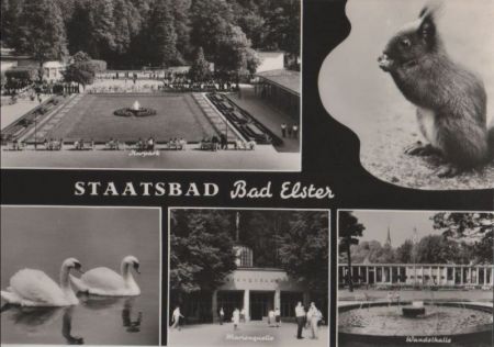 Bad Elster - u.a. Wandelhalle - ca. 1965 Bad Elster - u.a. Wandelhalle - ca. 1965