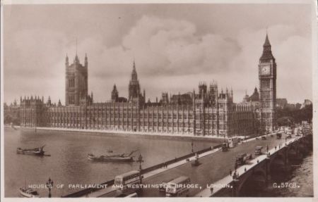 Großbritannien - London - House of Parliament - 1953 Großbritannien - London - House of Parliament - 1953