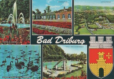 Bad Driburg - u.a. Luftaufnahme - ca. 1985 Bad Driburg - u.a. Luftaufnahme - ca. 1985