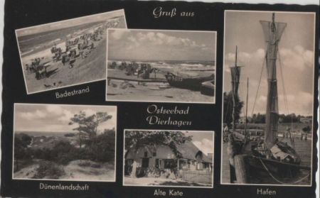Dierhagen - 5 Teilbilder - 1965 Dierhagen - 5 Teilbilder - 1965